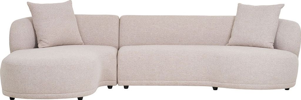 Kingston Sofa Mit 2 Kissen, linksdrehend Natur.