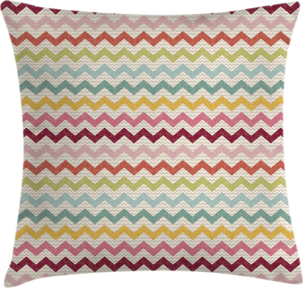 ABAKUHAUS Winkel Kissenbezug, Boho altmodisch, Waschbar mit Reißverschluss Kissenhülle mit Farbfesten Klaren Farben Beidseitiger Druck, 40 x 40 c...