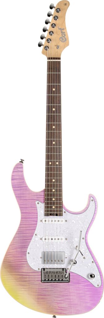 Cort G280 Select Trans Chameleon Purple E-Gitarre