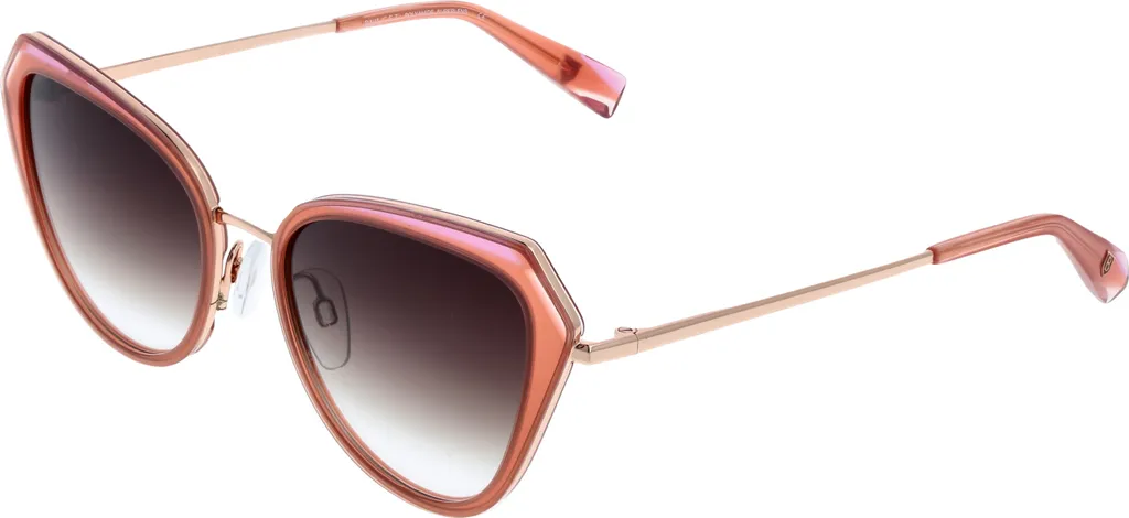 Bulget BG3352 P04 54 - Occhiali da Sole Donna Rosa Cat Eye Eleganti