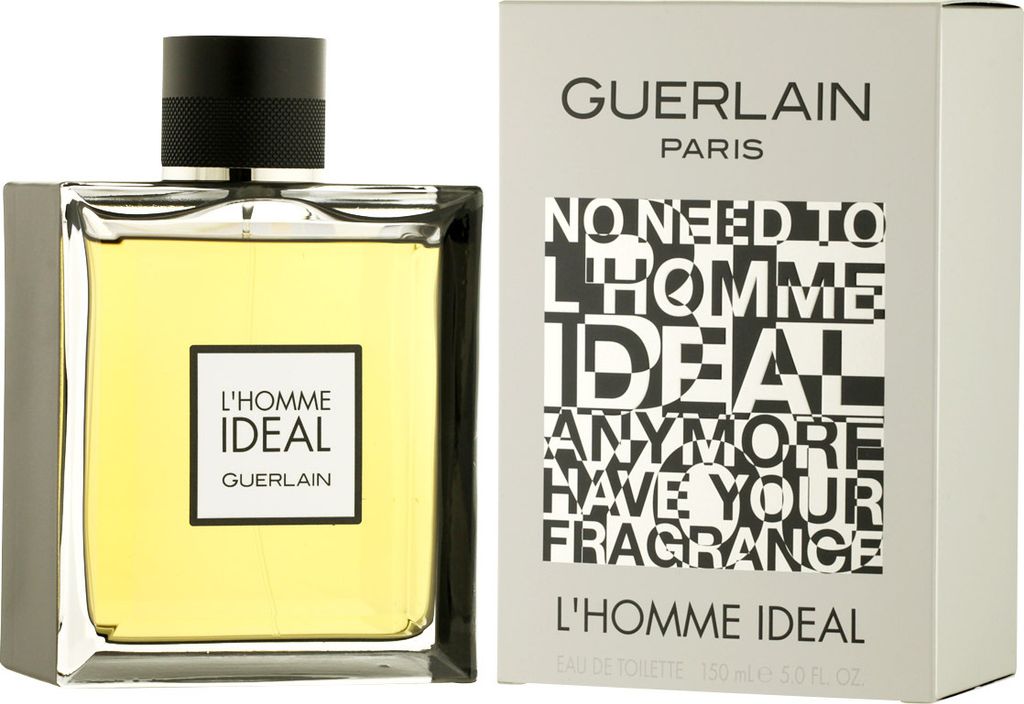 Guerlain L'homme Idéal, Männer, 150 ml, Nicht nachfüllbare Flasche, Zitrus, Orangenblüte, Rosmarin, Mandel, Tonka-Bohne, Leder, Holz