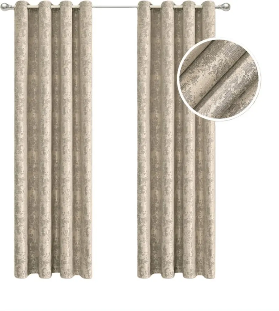 INF Tenda oscurante Shimmering Light (132x260cm, pannello singolo con occhielli) Cammello