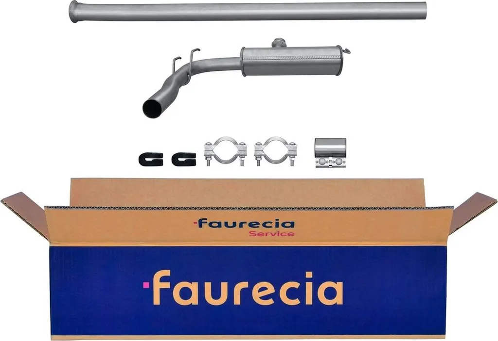 Silencieux central Expertise Faurecia - Acier renforcé pour Renault 21