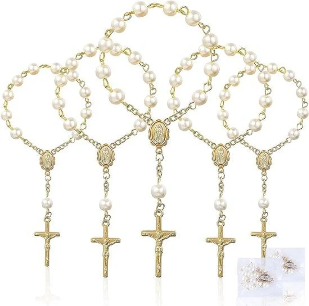 Décoration de baptême : couronne argentée en acrylique effet miroir chic
