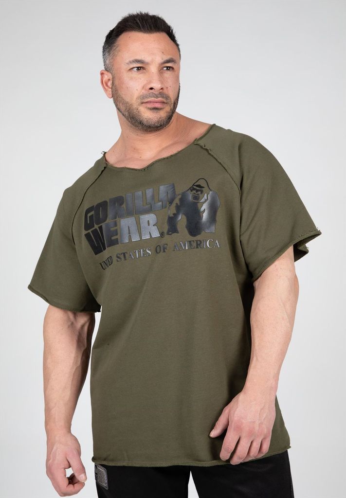 Gorilla Wear Classic Workout Top Army Green S/M