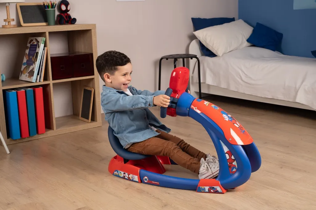 Simulateur Smoby Spidey : cockpit réglable avec sons et lumières - 11