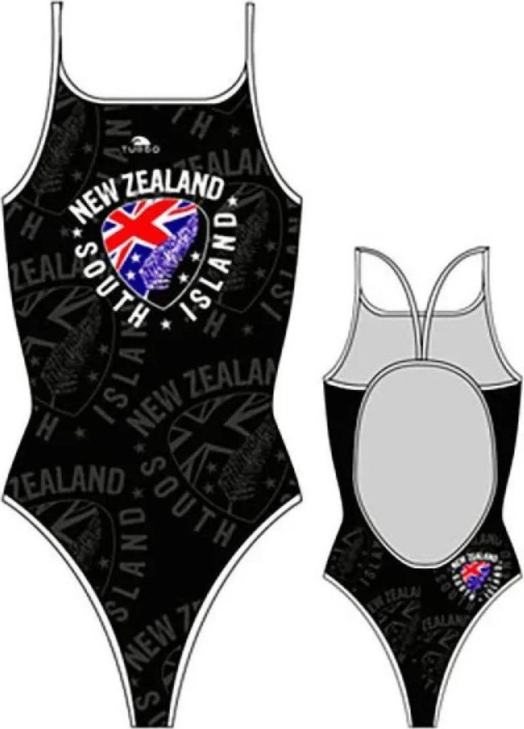 Turbo New Zealand Shield Badeanzug Blau L Damen Blau L