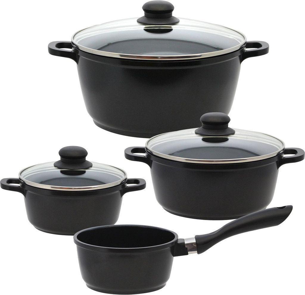 ELO Black Cast Topfset 7-teilig  Aluminiumguss, für alle Produktbild 