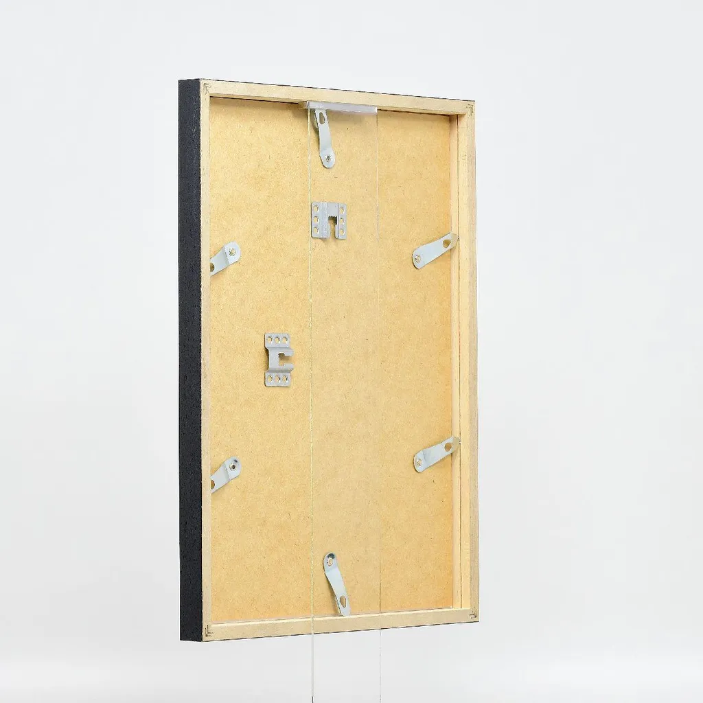 Cornice Legno Effect Argento 24x30 Profilo 42 - Vetro Acrilico - 15