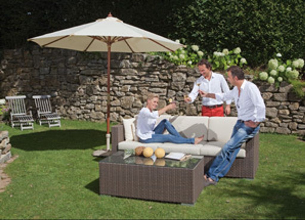 SonnenPartner Lounge-Beistelltisch "Residence", schwarz, 80070962
