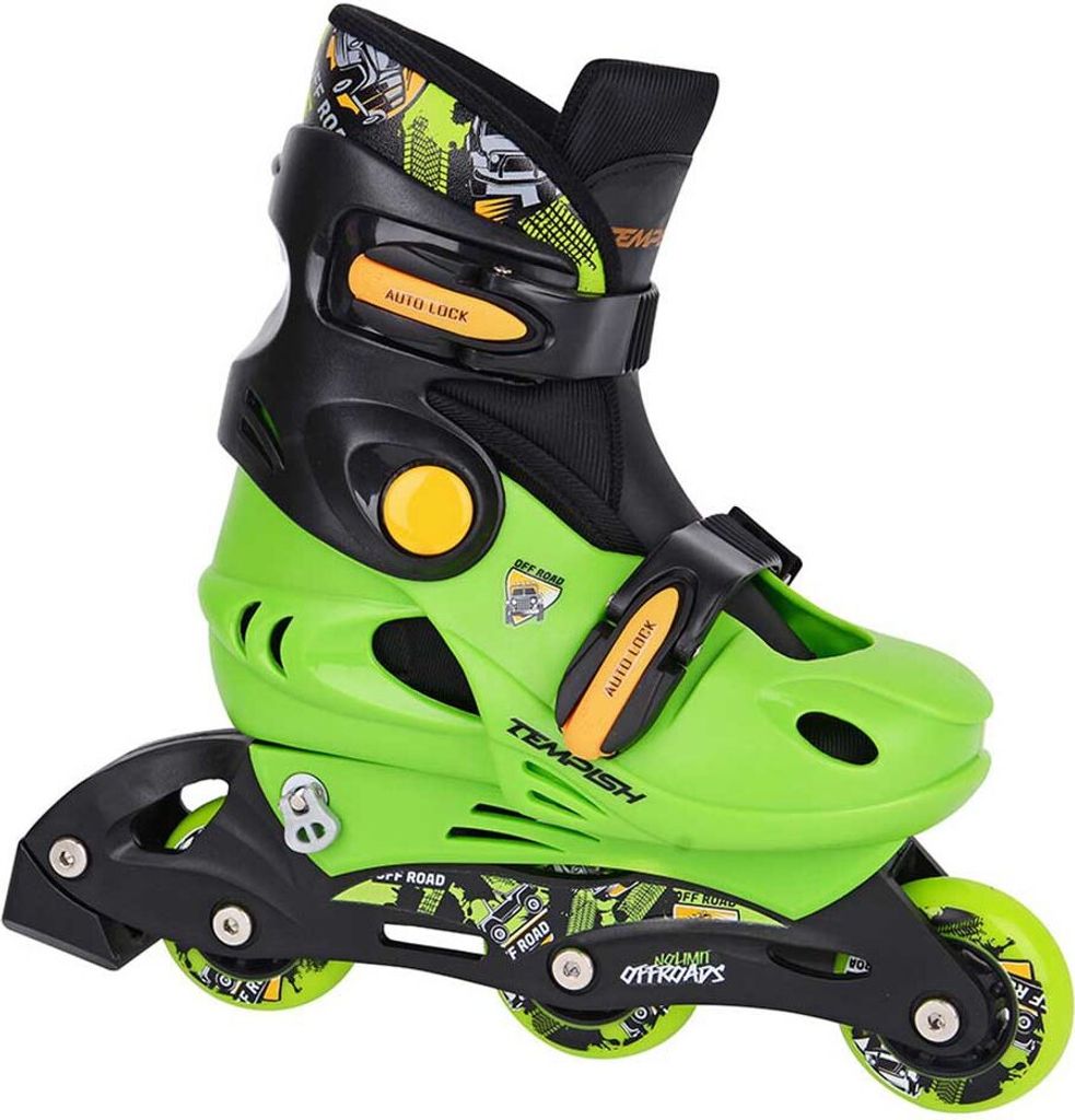 Tempish Racer+ beschermers + helm. Inline skates, groen, EU Productafbeelding 