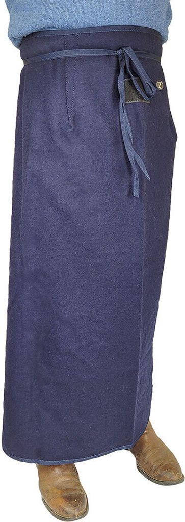 Zilco Bockschürze Bockdecke Wolle Marineblau