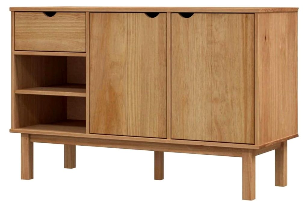 Sideboard Anrichte Beistellschrank Kommode Mehrzweckschrank Standschrank Wohnzimmerschrank 114x43x73,5cm Kiefernholz