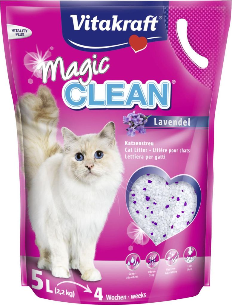 Vitakraft Katzenstreu Magic Clean Lavendel - 5 Liter