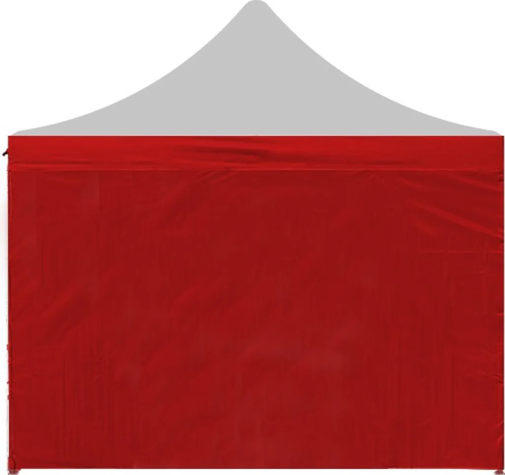 Pareti Laterali Aga per Gazebo 3x4,5 Rosso - Kit Ricambio Impermeabile