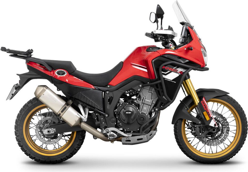 Trager Fell Motorrad TOP BOX SHAD TOP MASTER Rieju Aventura 500 2023