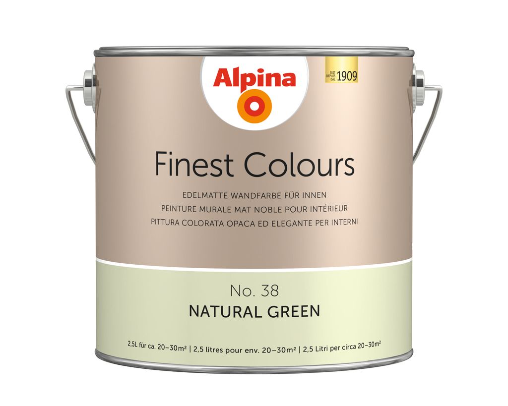Alpina Finest Colours No. 38 Natural Green 2,5 Liter