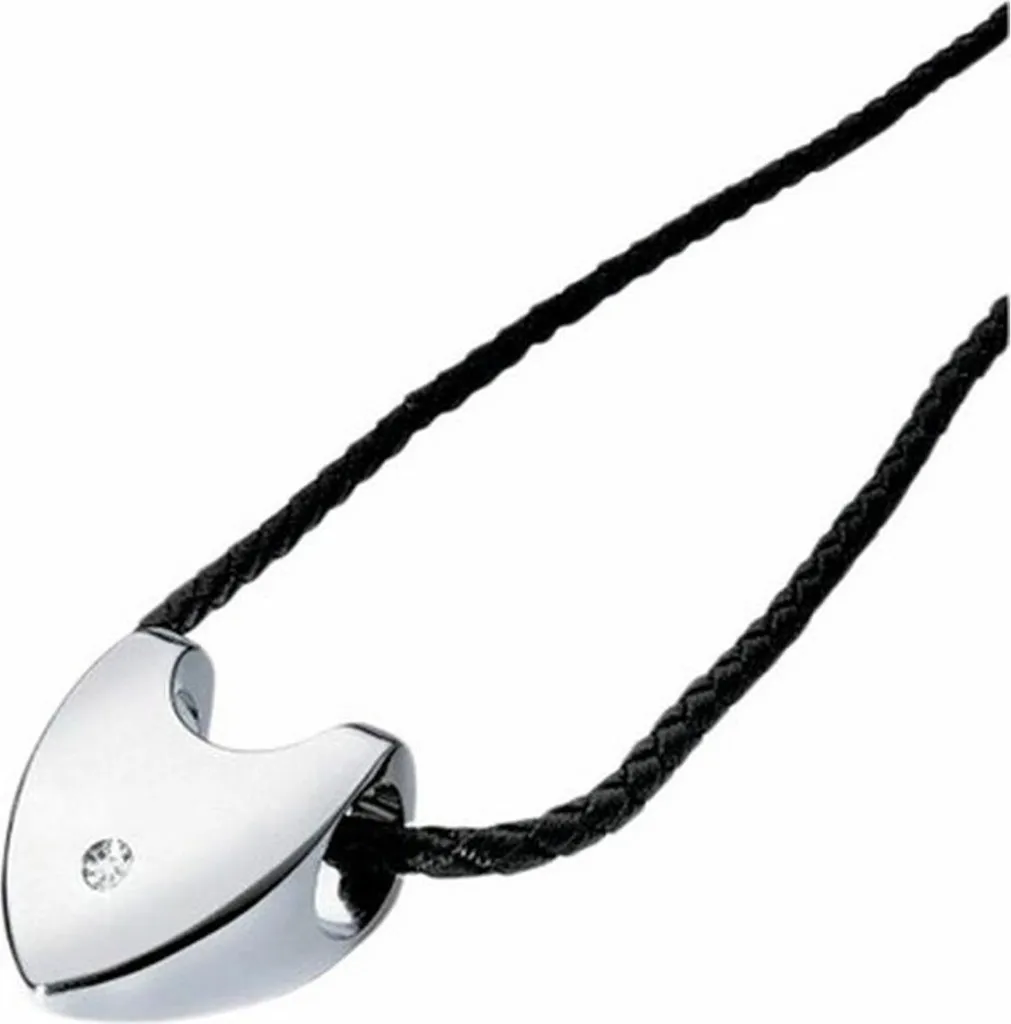 Pendentif Cœur Morellato Bolle Idée Cadeau Bijou Femme Diamant et Argent