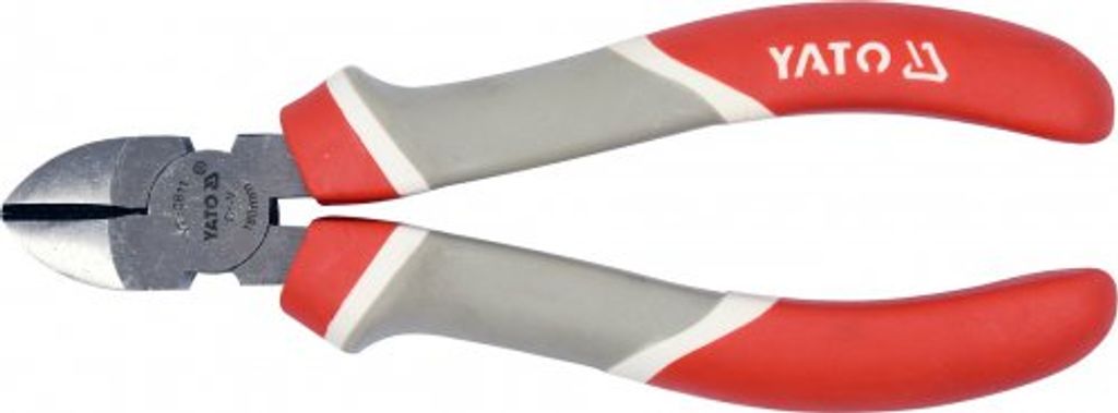 Kraft- Seitenschneider Kabelschneider 160 mm CR-V Stahl PVC-beschichtete Griffe Hochwertiger Drahtschneider, Länge:180mm
