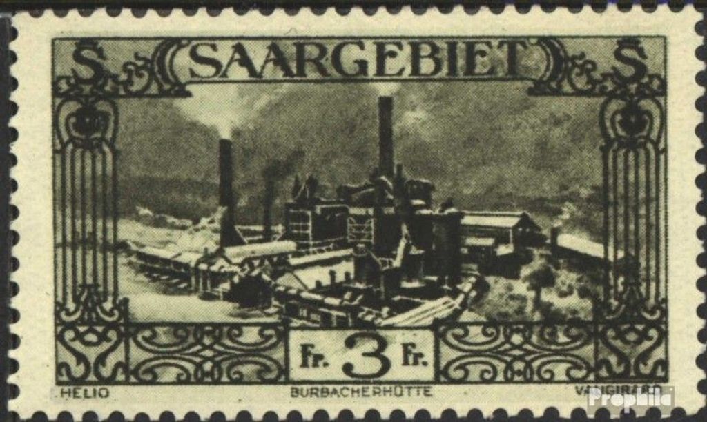 Briefmarken Saarland 1926 Mi 120 gestempelt Landschaftsbilder (V)