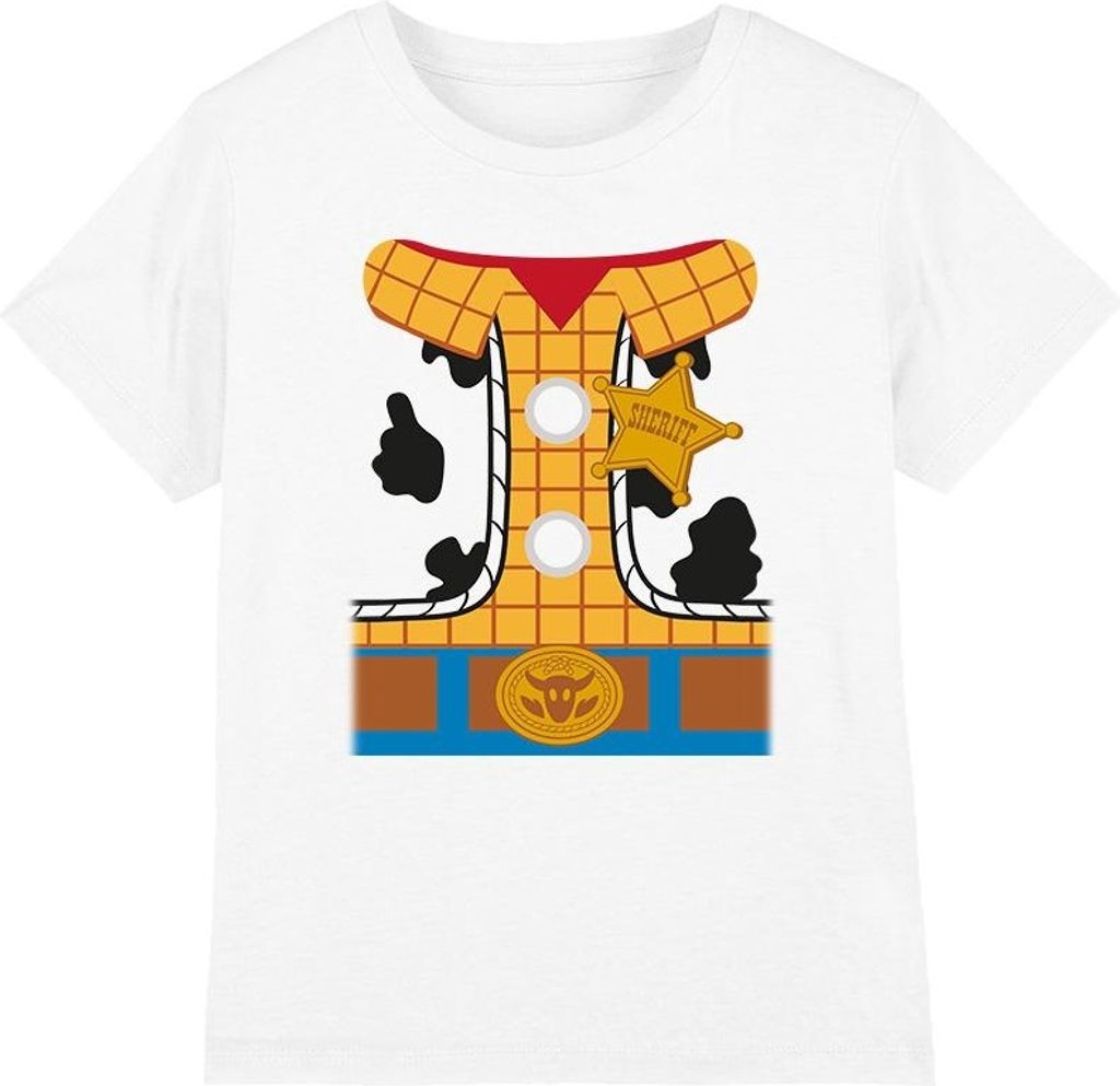 Toy Story - T-Shirt für Kinder TV3327 (152-158) (Weiß)