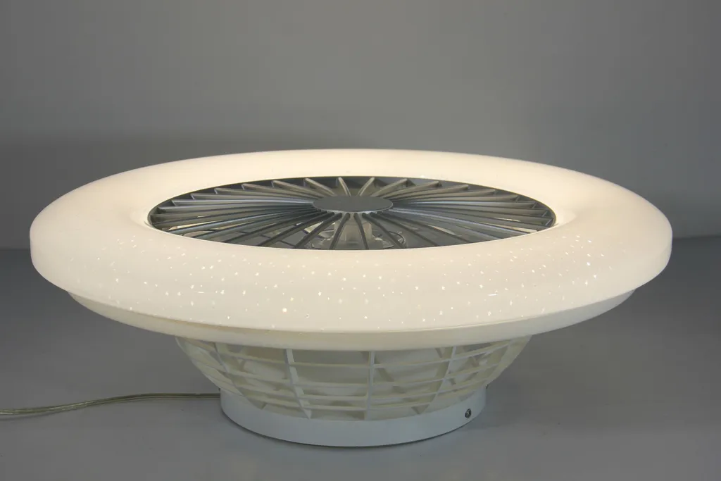 Ventilatore da soffitto Travo Bianco 50 cm con luce LED e telecomando - 9
