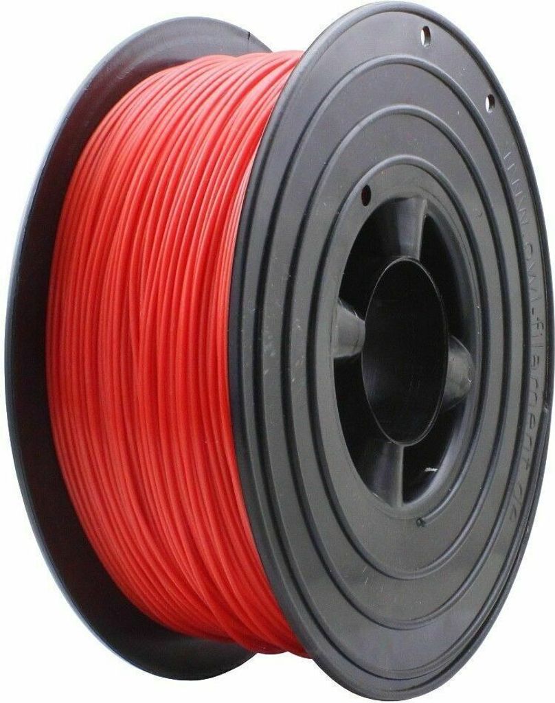 Filamentwerk 3D-Drucker PET-G 1,75mm 1kg Spule Rolle (Rot)