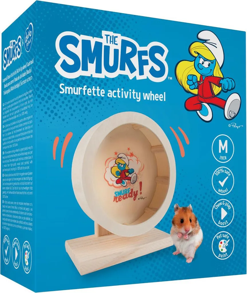 Roue pour hamster et rongeur Schtroumpfette Duvo+ accessoire de cage - 2