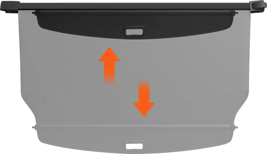 Cache-bagages rétractable noir pour Jeep Grand Cherokee 2011-2022