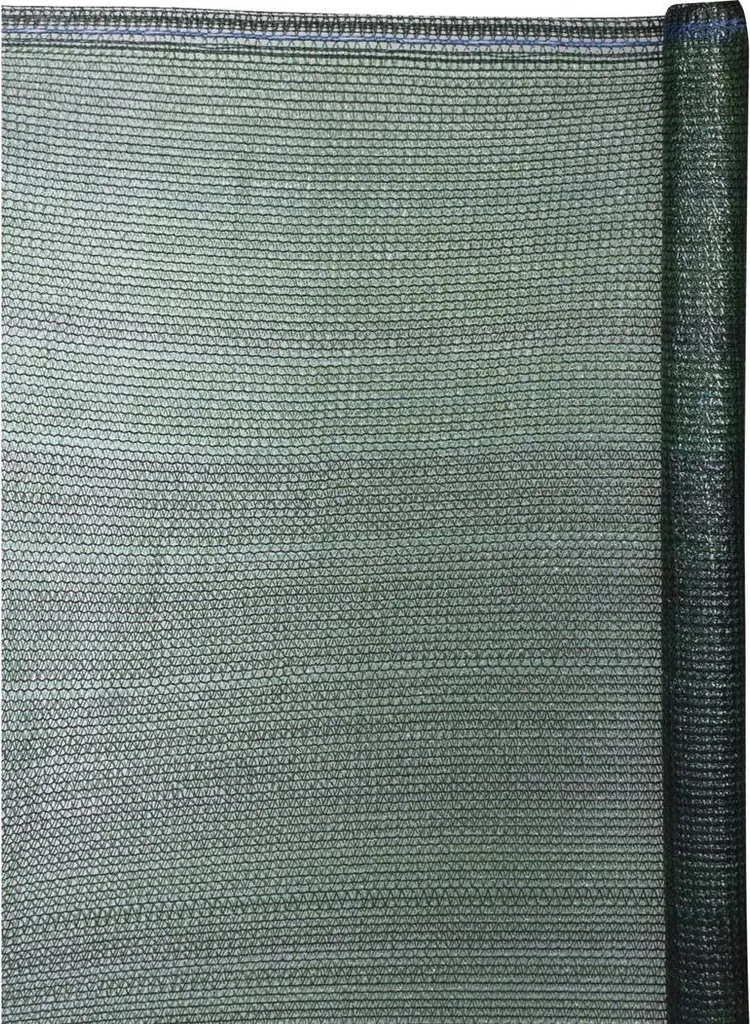 Toile d'ombrage anti-UV contre la chaleur et vis-à-vis 1,5x50m verte 85%