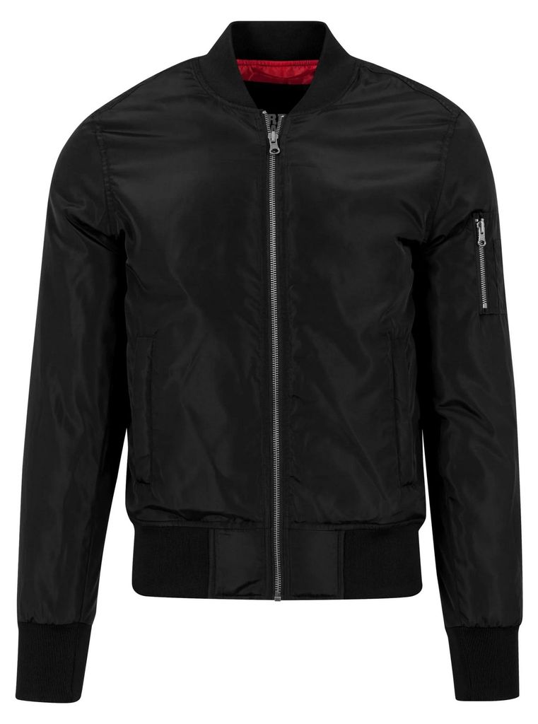 Urban Classics - Bomberjacke für Herren TN384 (XXL) (Schwarz)