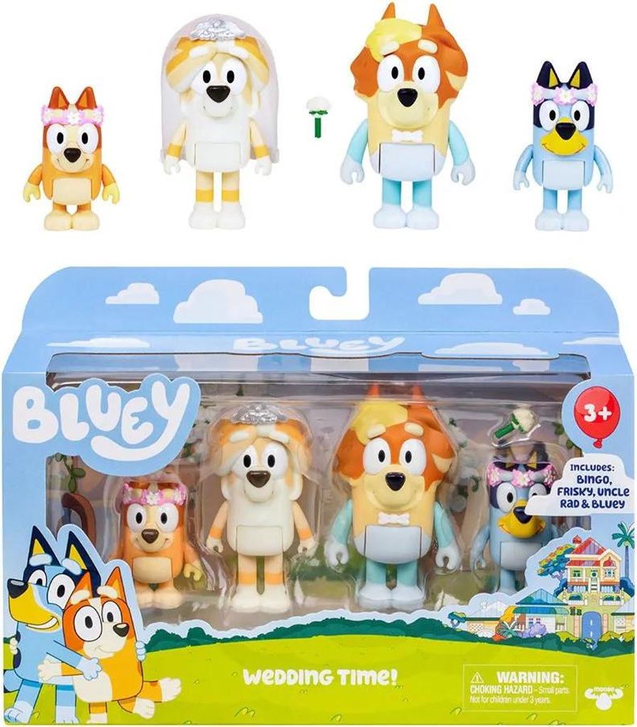 TM TOYS Bluey Onkels Hochzeitsfigurenset BLU17590 Produktbild 