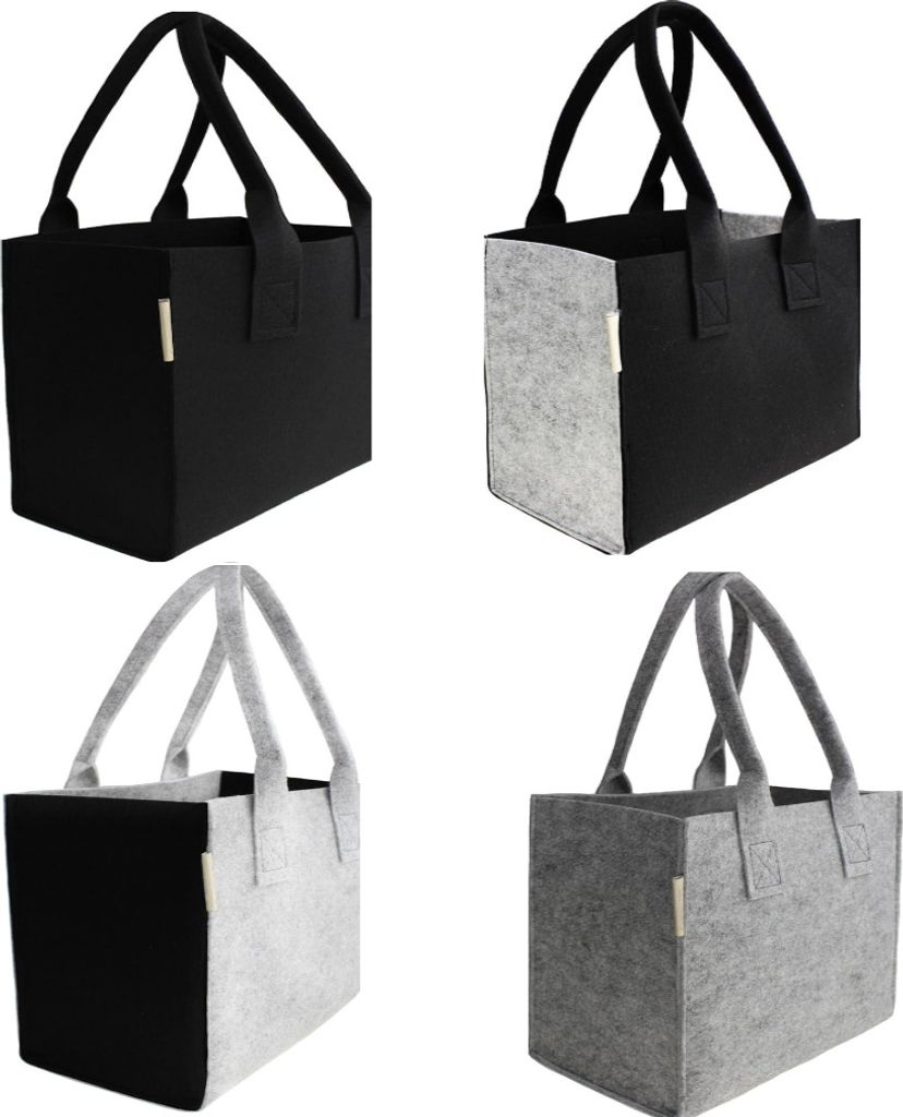 SILUK Filztasche Einkaufstasche Tasche Filz Shopper 35 x 20 Produktbild 5