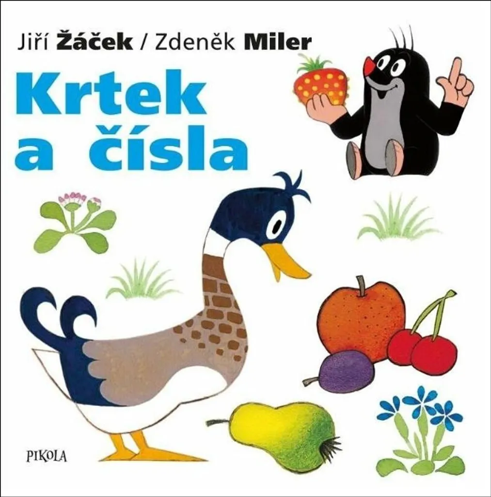 Apprendre à compter avec Krtek a čísla - Livre d'éveil mathématique enfant