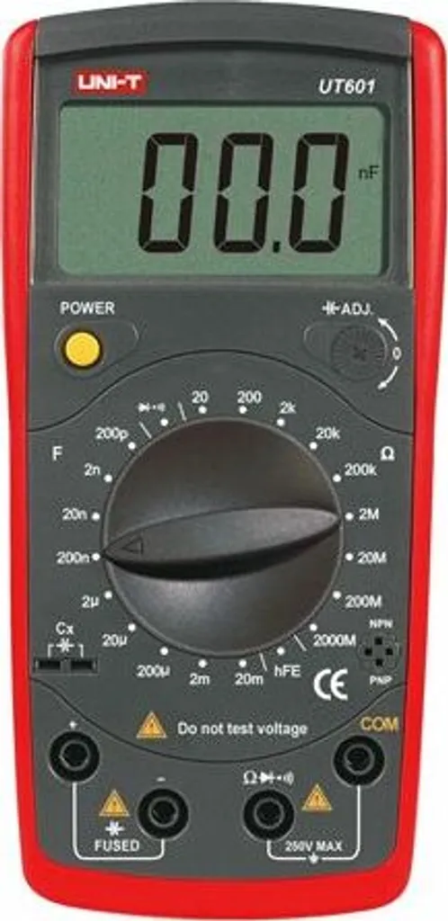 Testeur UT601 haute précision 20mF avec protection de surcharge