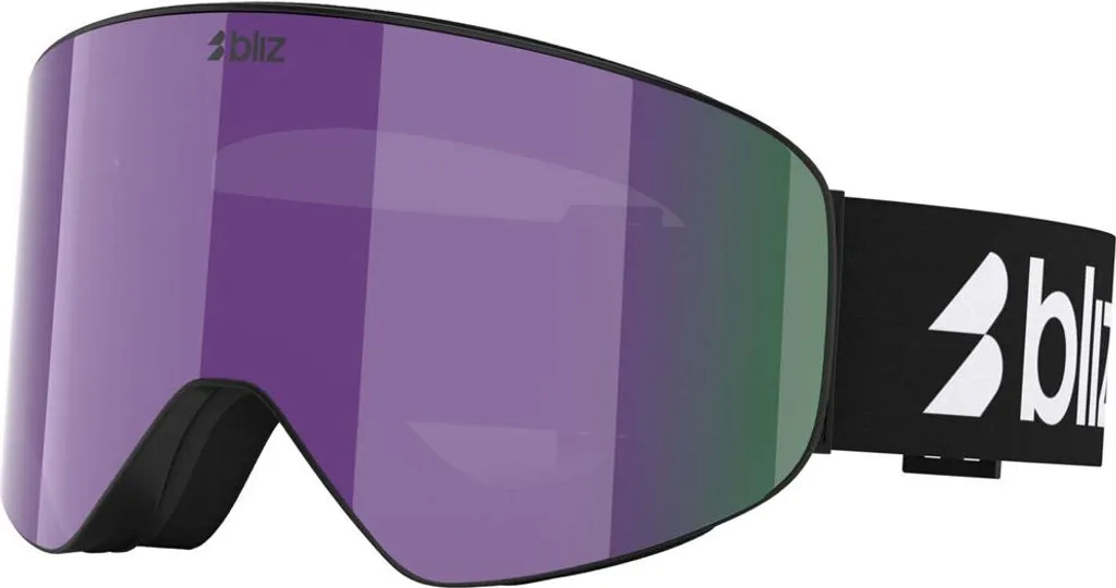 Masque de ski Bliz Flow CAT3 violet noir pour homme et femme