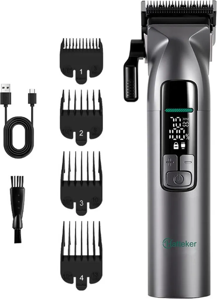 Tondeuse à Cheveux sans Fil LCD : Finis les Câbles et les Pannes de Batterie
