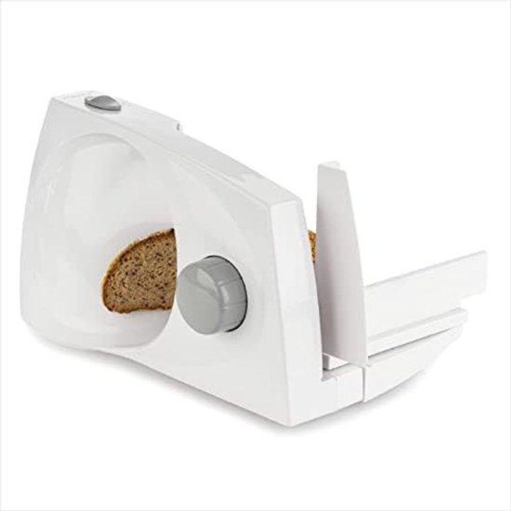 Elektrische Brotmaschine Weiss/Grau