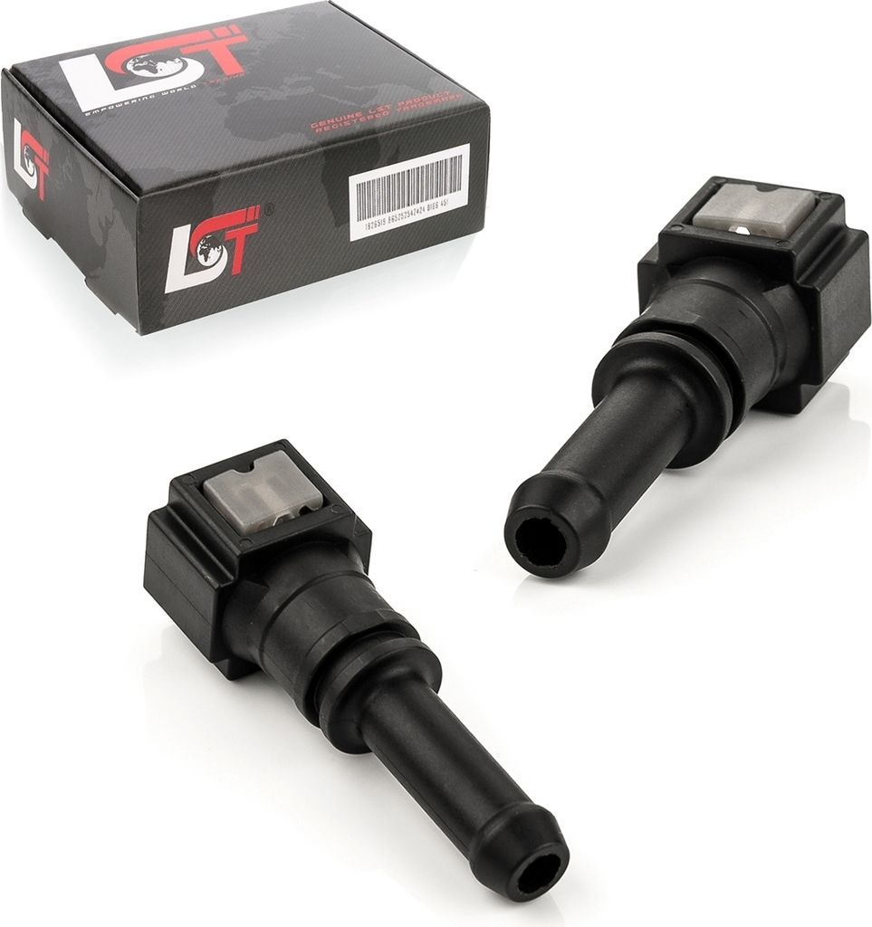 2x Schnellverschluss Kraftstoffleitung Kupplung gerade 6,3x8mm für TOYOTA FIAT