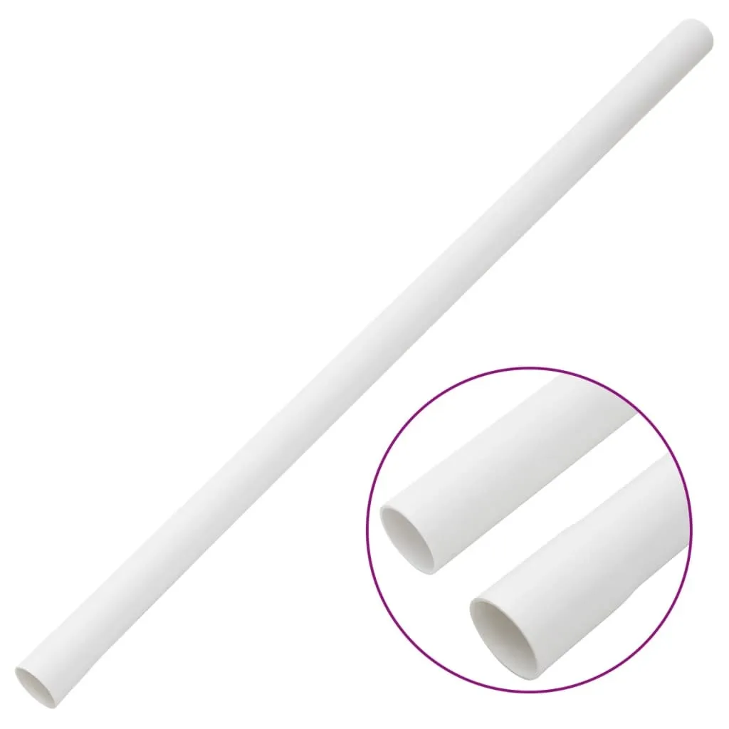 Gaine de protection en PVC 30m avec clips de fixation pour câbles