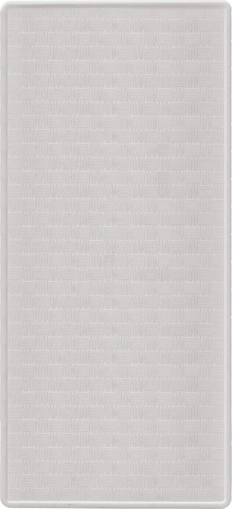 Kleine Wolke Wanneneinlage RUBY Silbergrau 35 x 75 cm