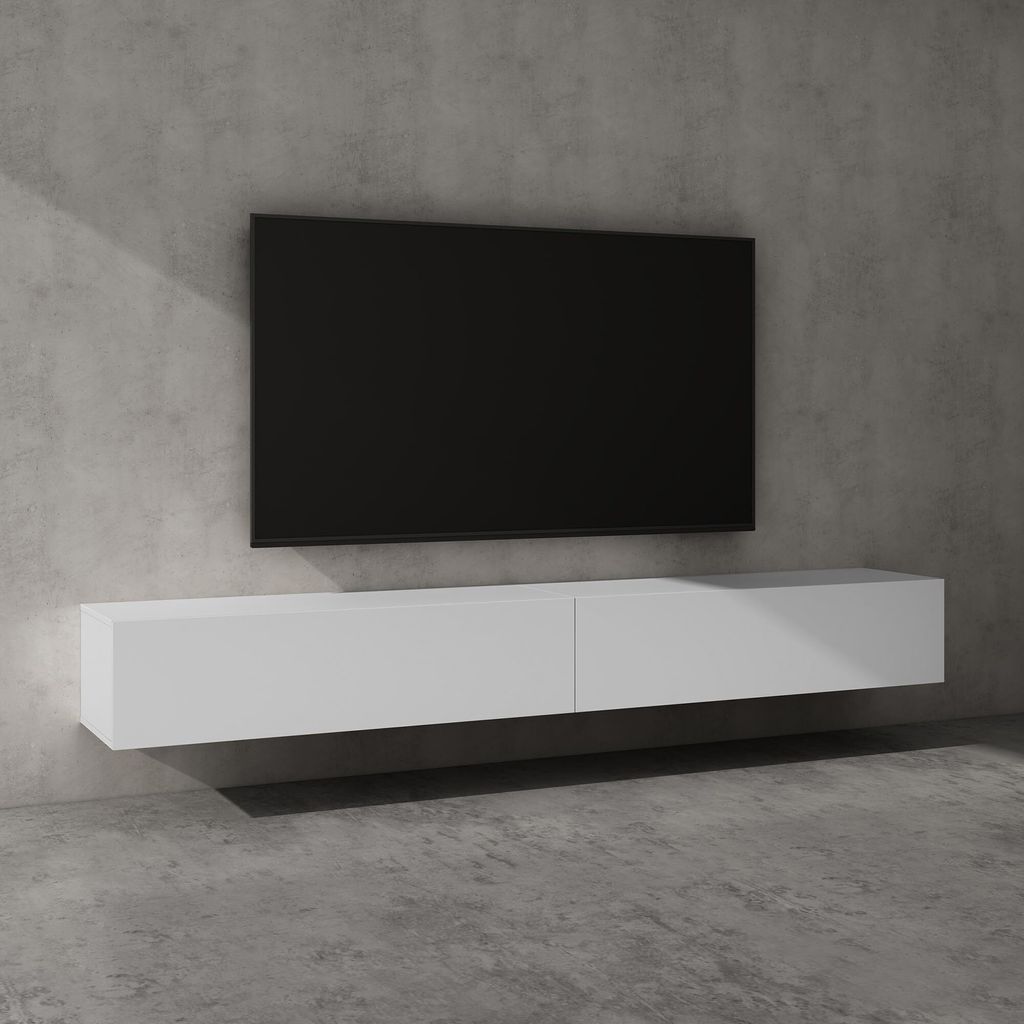 doporro TV Lowboard TV-Schrank Fernsehschrank Holz Hängend Produktbild 1