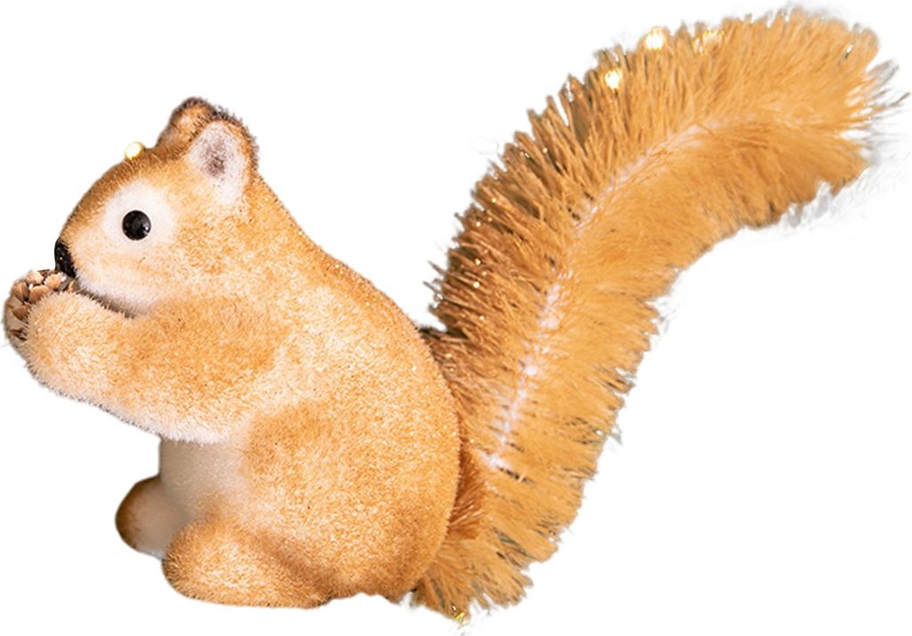 Eichhörnchen Figur Schaum Leichte Eichhörnchen Ornament Lebensechte Eichhörnchen Dekoration für Weihnachten Baum Tisch Mittelstück EIN