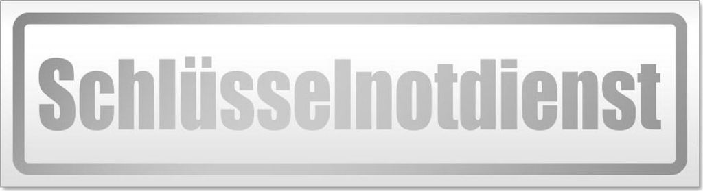 Schlüsselnotdienst Magnetschild Schild magnetisch