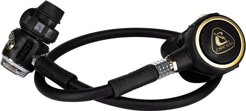 Cressi Zen Mc11 Din Tauchregler-set Silber Silber One Size