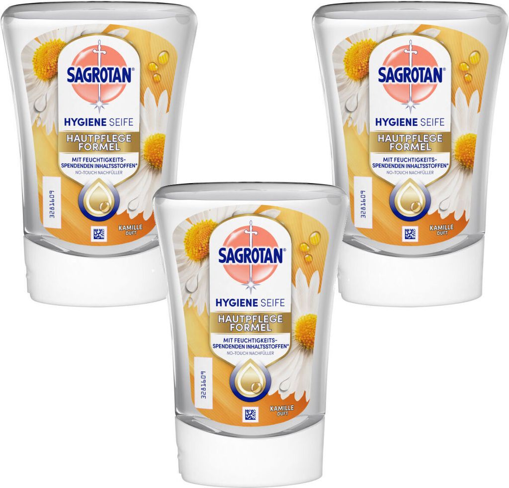 Sagrotan Handseife No Touch Nachfüller Lotusblüte 250ml 3er Pack