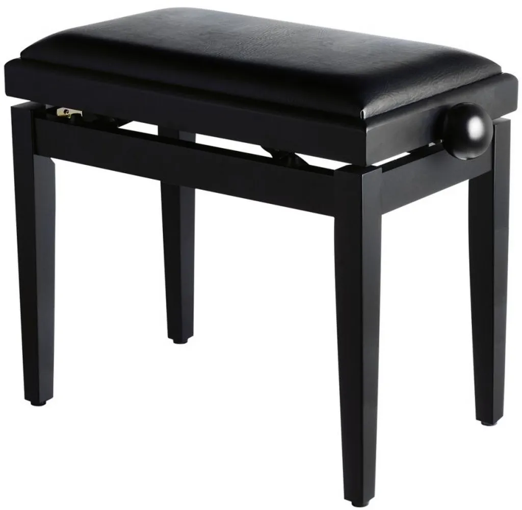 Banquette Piano Ergonomique Soundsation SBH-100P-SBK Contre le Mal de Dos