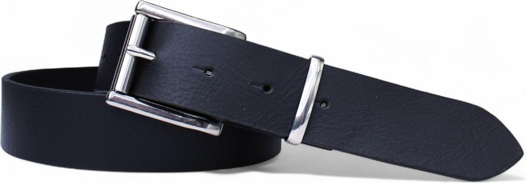 FRONHOFER Herrengürtel 3,5 cm mit Edelstahl Schnalle/Schlaufe, Bullenleder