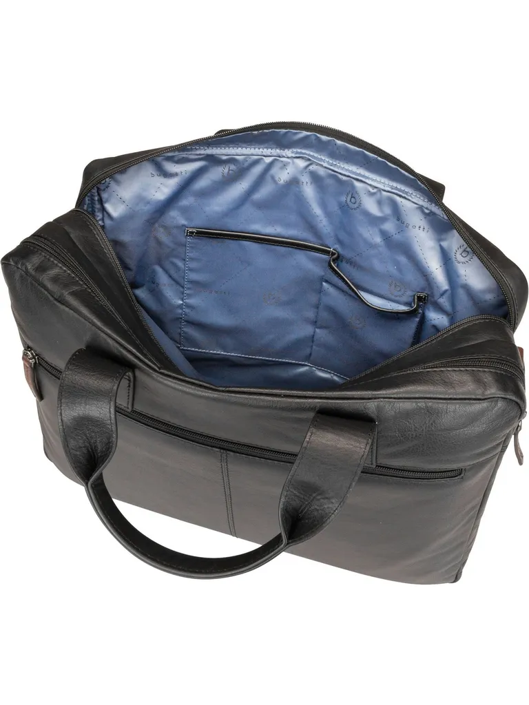 Porte-documents en cuir Bugatti Corso DeLuxe Large avec protection PC - 15