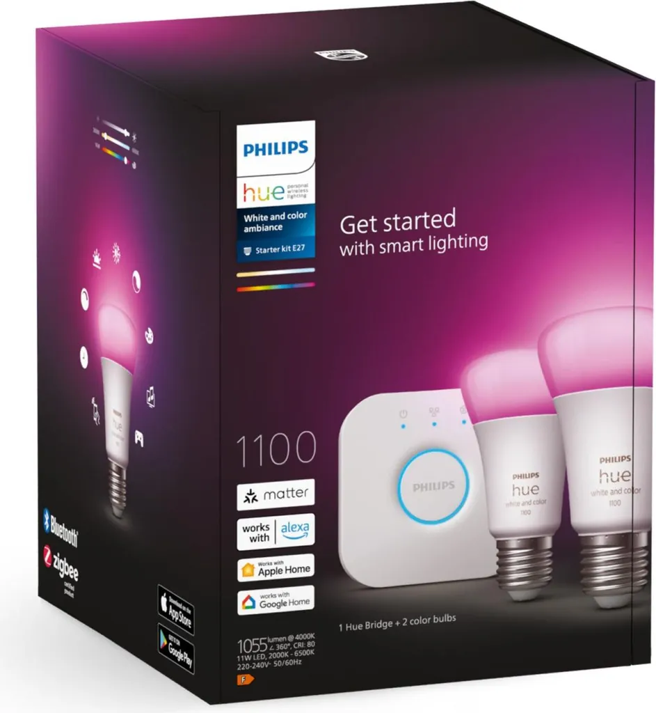 Kit Philips Hue E27 : la solution pour un éclairage automatique et smart